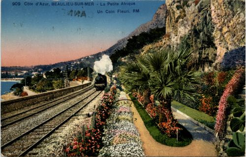 Beaulieu sur Mer, La Petite Afrique - Un Coin Fleuri