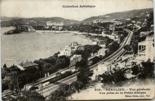 Beaulieu sur Mer, Vue generale, Vue prise de la Petite Afrique