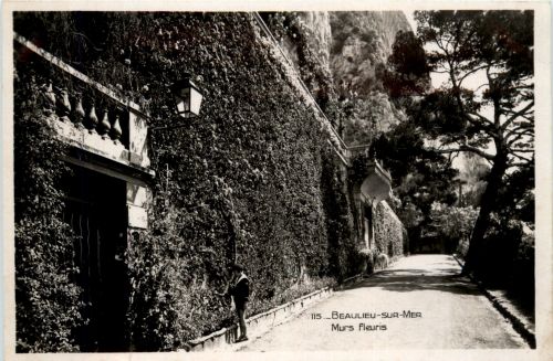 Beaulieu sur Mer, Murs fleuris