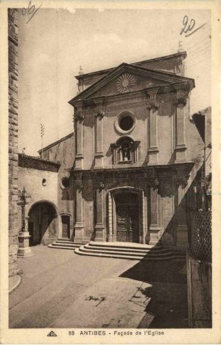Antibes, Facade de lÈglise