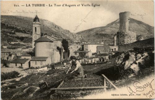 La Turbie, La Tour dÀuguste er Vieille Eglise