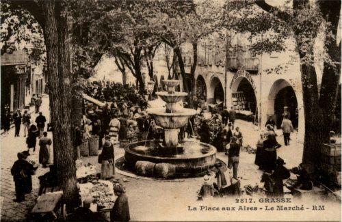 Grasse, La Place aux Aires - Le Marche