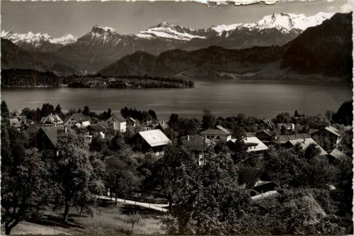 Meggen mit Alpen