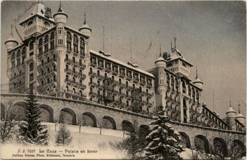 Caux - Palace en hiver