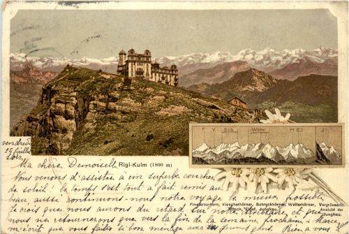Rigi-Kulm - Litho
