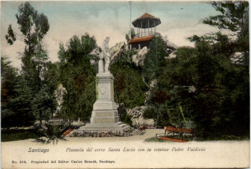 Santiago - Plauela del cerrro Santa Lucia - Chile