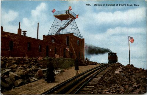 Station on Summit of Pikes Peak Colorado