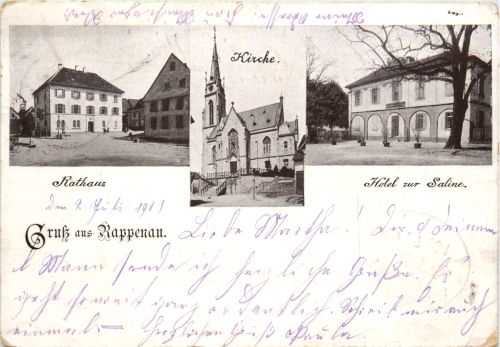 Gruss aus Rappenau - Bahnpost