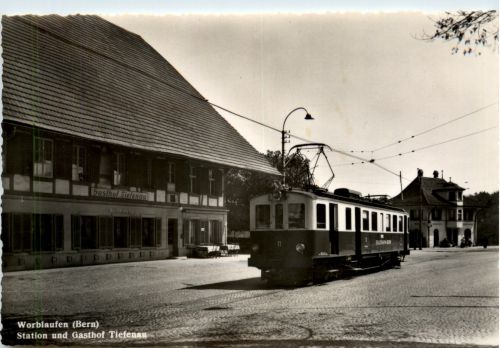 Worblaufen - Station und Gasthof Tiefenau Ittigen
