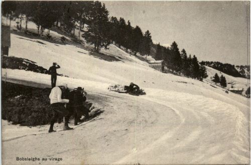 Caux - Bobsleighs au virage