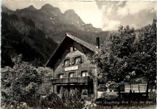 Engelberg - Restaurant Ende der Welt