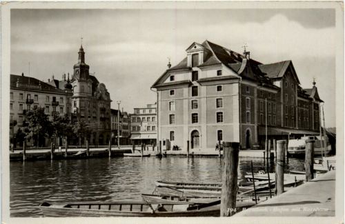 Rorschach - Hafen mit Kornhaus