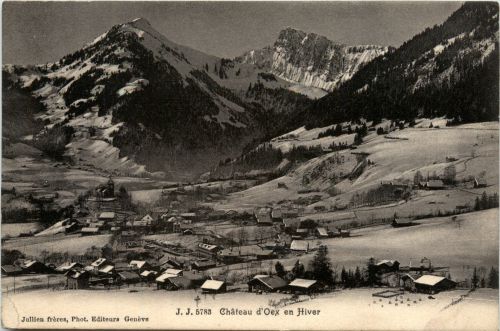 Chateau d Oex en hiver