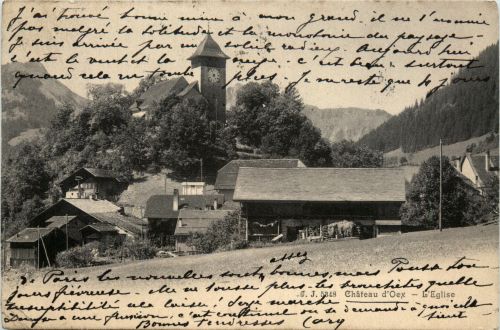 Chateau d Oex - L Eglise