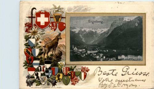 Engelberg - Prägekarte