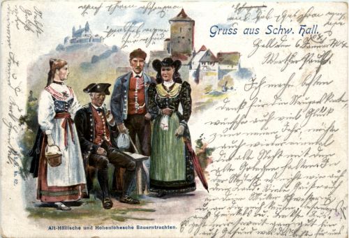 russ aus Schwäbisch Hall - Litho