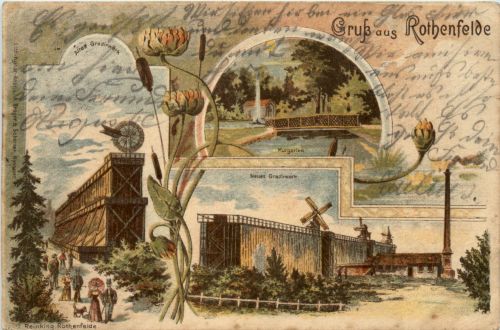 Gruss aus Rothenfelde - Litho