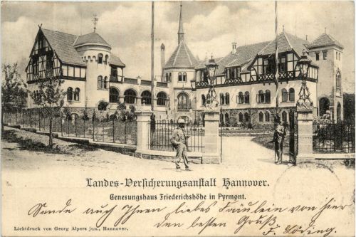 Pyrmont Genesungsheim Friedrichshöhe - Landes Versicherungsanstalt Hannover