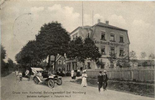 Gruss vom Kurhotel Behringersdorf bei Nürnberg Schwaig