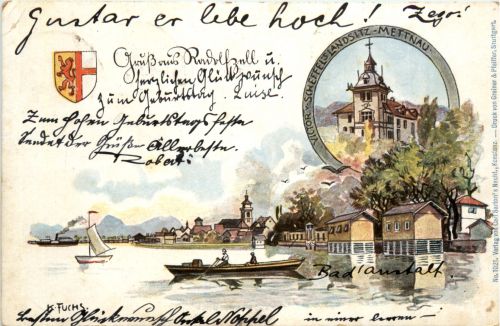 Gruss aus Radolfzell - Künstlerkarte K. Fuchs