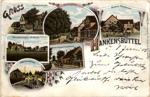 Gruss aus Hankensbüttel - Litho