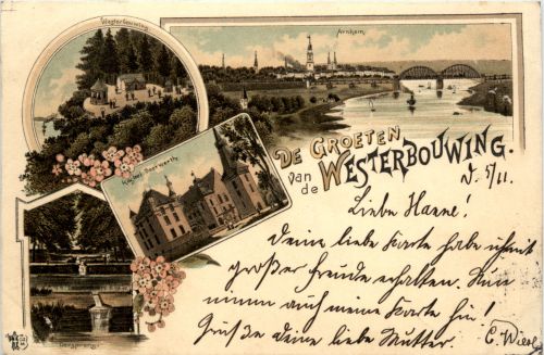 De Groeten van de Westerbouwing - Litho - Arnhem