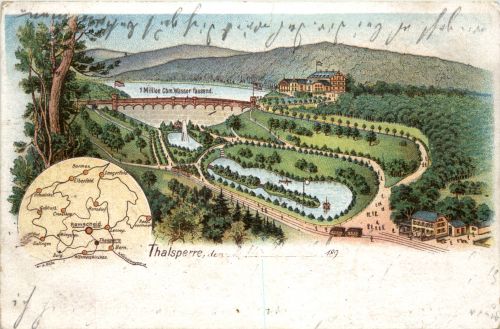 Remscheid - Thalsperre - Litho
