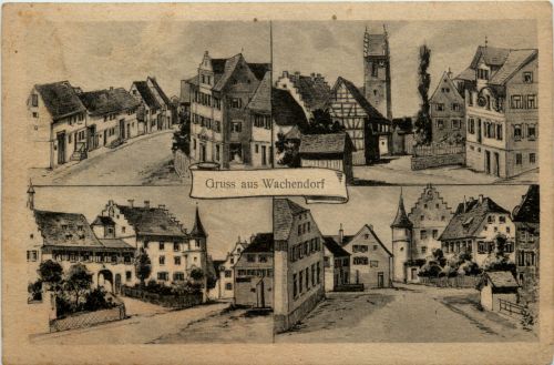 Gruss aus Wachendorf - Pernat Karte - Starzach