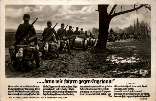 Denn wir fahren gegen England - Feldpost Panzer Erich Abt - Motorrad - 3. Reich