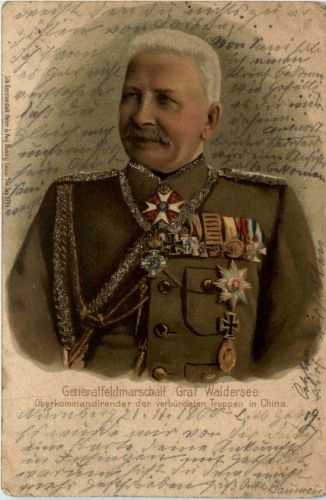Generalfeldmarschall Graf Waldersee Oberkommandierender in China