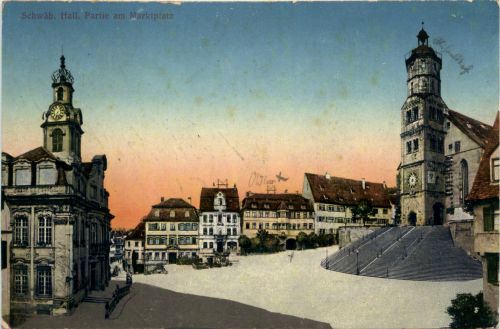 Schwäbisch Hall - Partie am Marktplatz