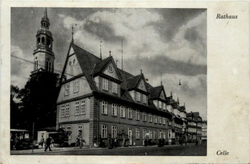 Celle - Rathaus - Feldpost Nebel Ersatz Abteilung 3. Reich