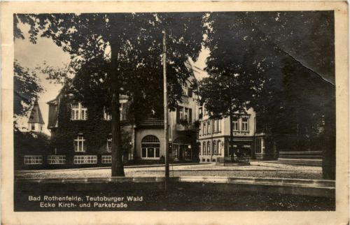 Bad Rothenfelde - Ecke Kirch und Parkstrasse