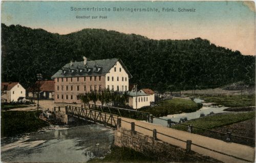 Sommerfrische Behringersmühle - Gasthof zur Post - Gössweinstein