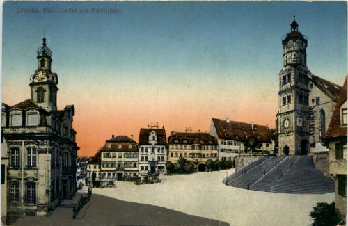 Schwäbisch Hall - PArtie am Marktplatz