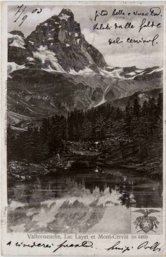 Valtornenche - Lac Layet et Mont Cervin