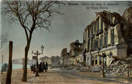 Messina - Rovine del Corso V. Emanuele
