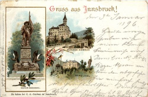Gruss aus Innsbruck - Litho