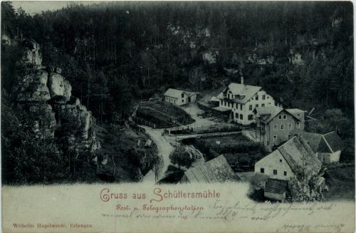 Gruss aus Schüttersmühle - Pottenstein