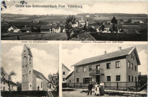 Gruss aus Schlossharrbach - Post Vilsbiburg