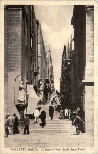 Valletta-Malta - A street of Steps