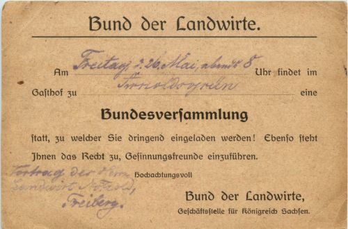 Bund der Landwirte - Bundesversammlung