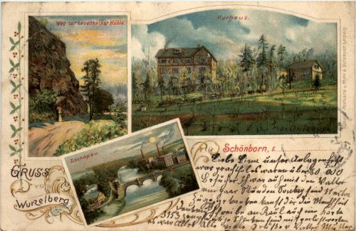 Schönborn - Gruss vom Wurzelberg - Zschopau