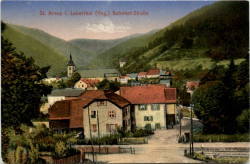 St. Kreuz im Leberthal - Bahnhof Strasse