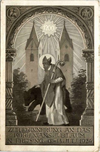 Freising - Erinnerung an das Korbians Jubiläum 1924