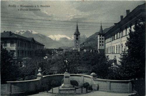 Aosta - Monumento a S. Anselmo