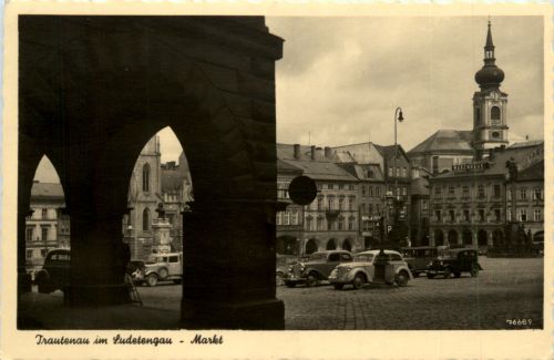 Trautenau im Sudetengau - Markt