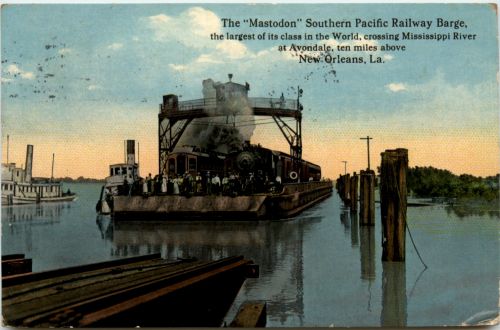 Avondale - Mastodon Souhern Oacific Railway Barge - New Orleans