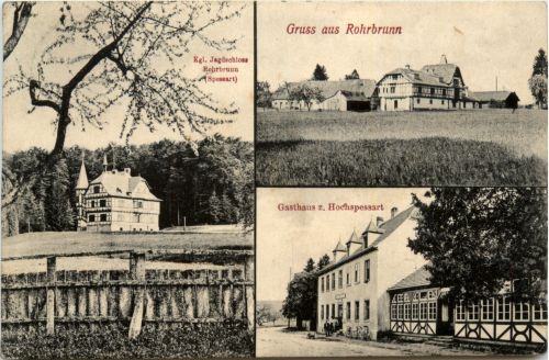 Gruss aus Rohrbrunn - Gasthaus zum Hochspessart - Weibersbrunn