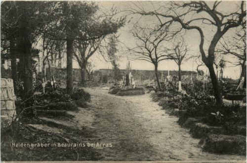 Heldengräber in Beaurains bei Arras
